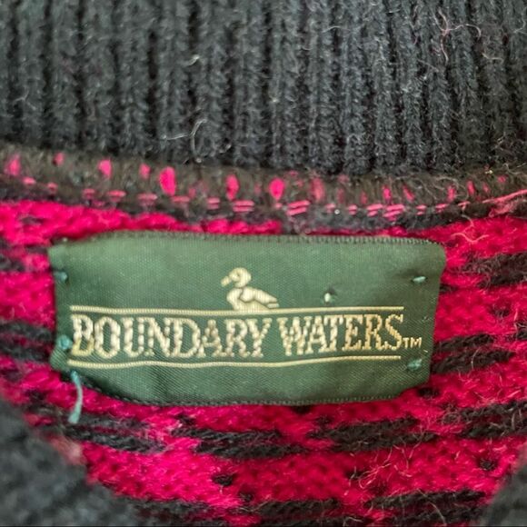 Vintage 80s Boundary Waters Sweater Skirt Set M - Picture 8 of 11